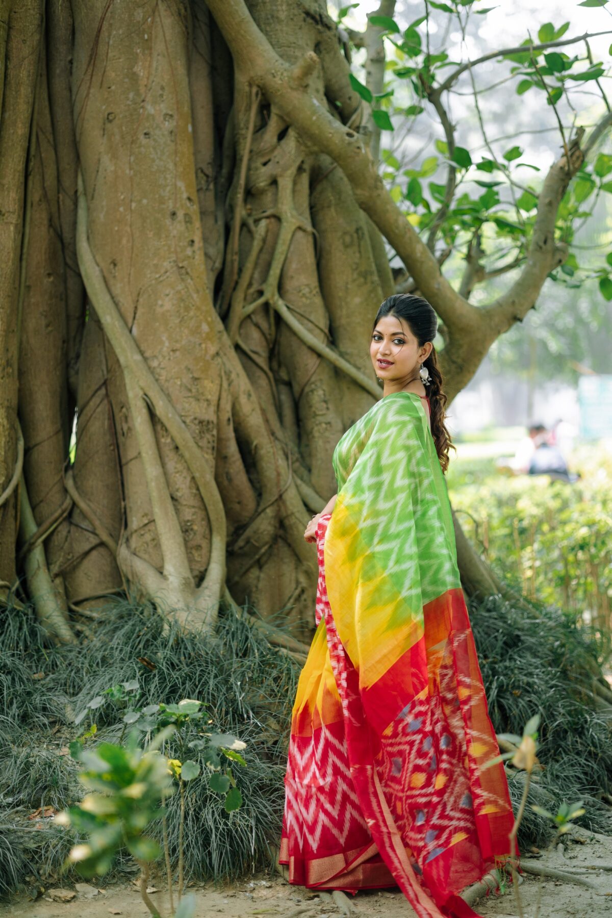 pure cotton ikkat - Image 3