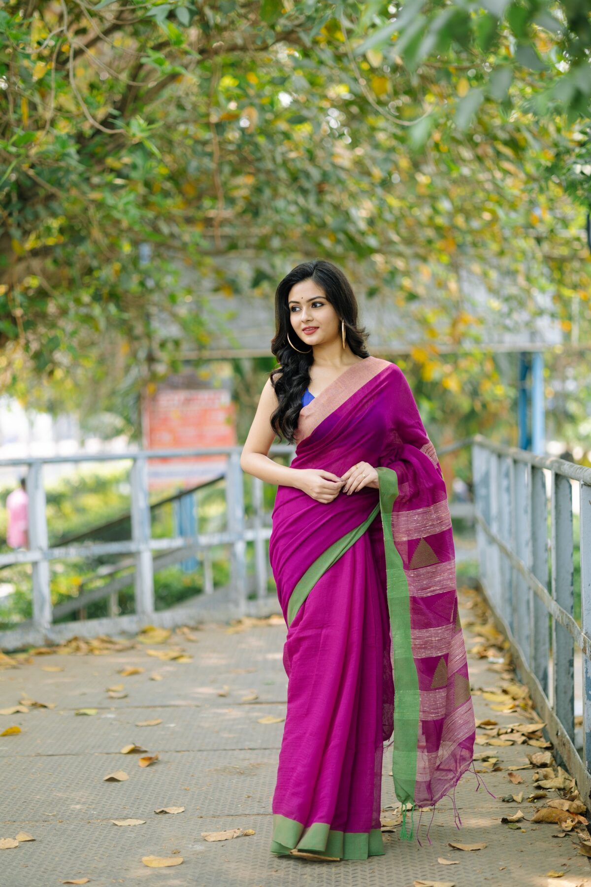 pure handloom cotton linen - Image 2