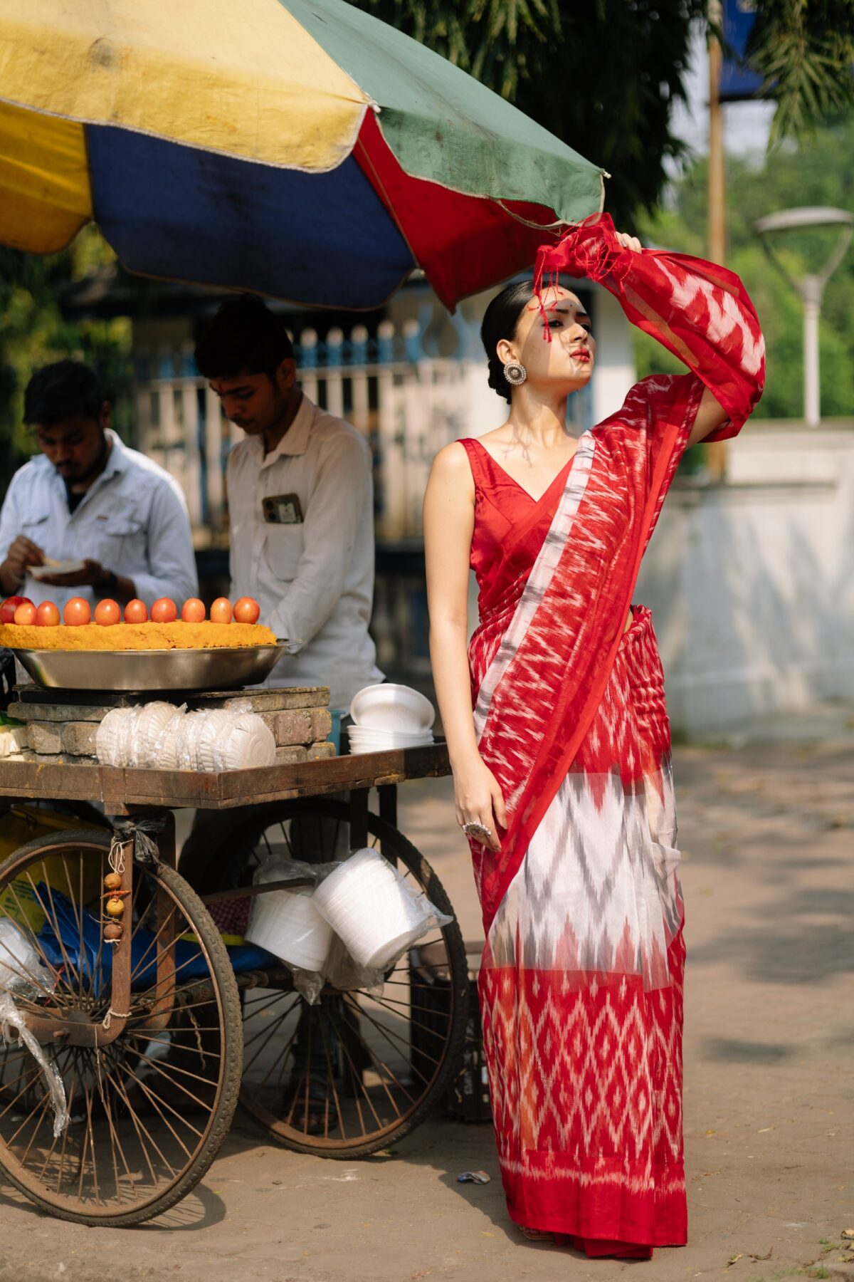 pure cotton ikkat handloom